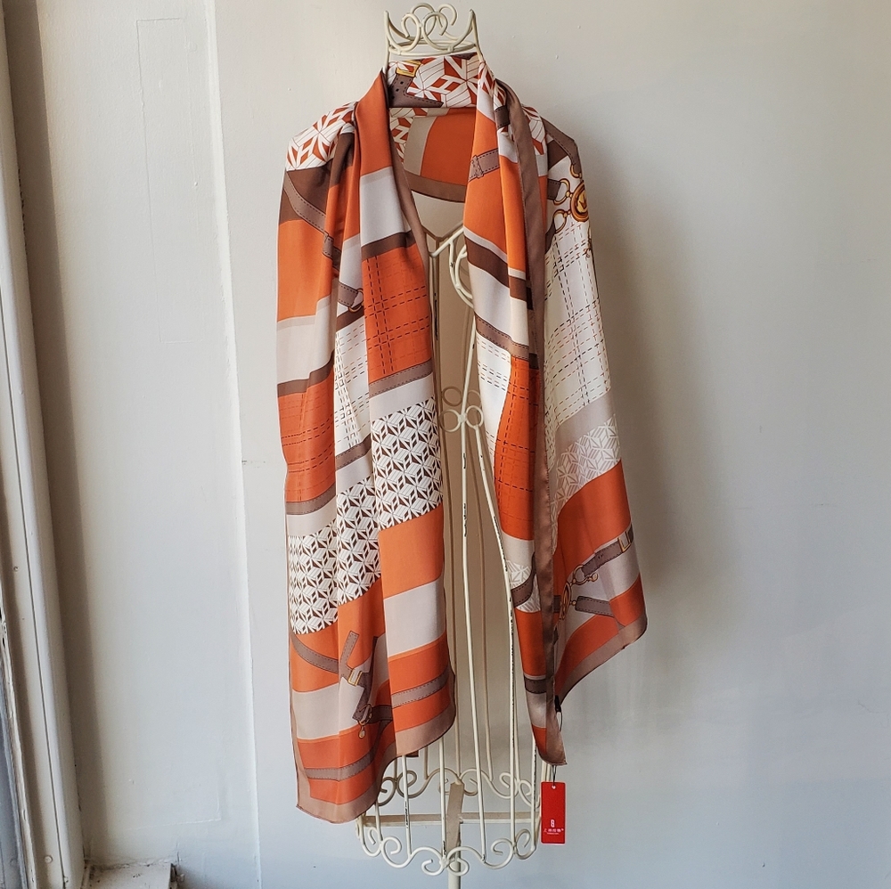 NWT Shanghai Story Silk Scarf